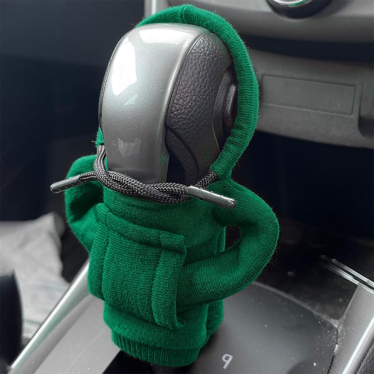 zipelo Funda para pomo de palanca de cambios de automóvil, diseño de suéter de moda, bonita camisa con capucha para pomo de palanca de cambios de