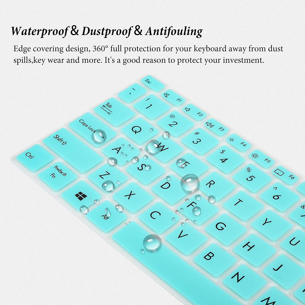 Funda de teclado para ASUS E410 L410 L410MA-DB02 de 14 pulgadas, ASUS VivoBook S14 S433 S433EA S433FL S433FA S435 S435EA M433VivoBook Flip 14