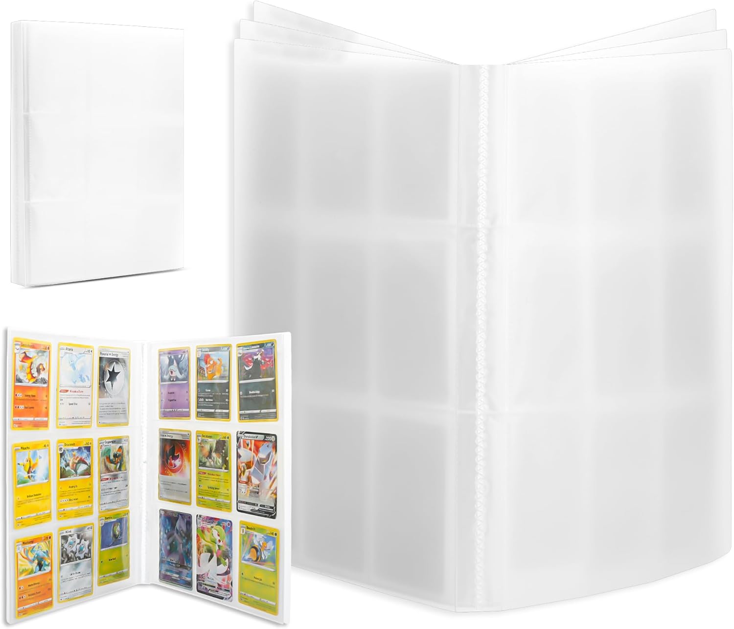 FANPL Carpeta de tarjetas de 9 bolsillos para tarjetas intercambiables, carpeta de colección de tarjetas de juego para fanáticos del deporte,