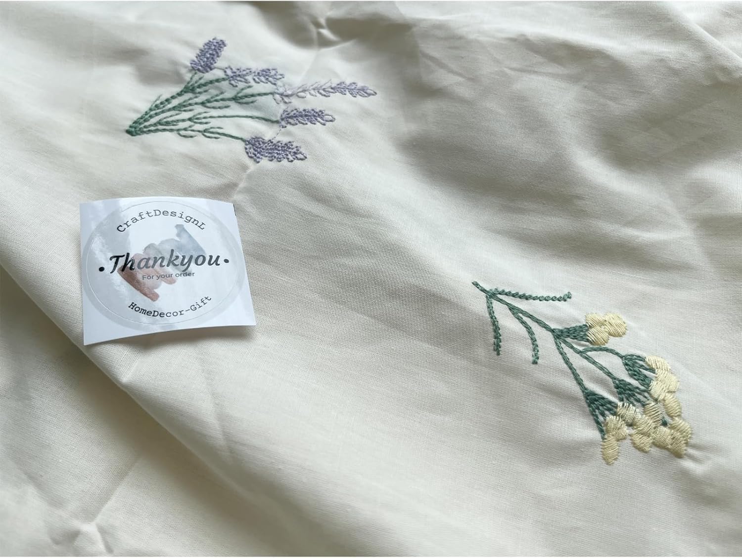 Tela bordada de algodón con hojas florales, tela bordada, tela bordada, tela de diseñador por yarda, tela de algodón de lino para los amantes de la