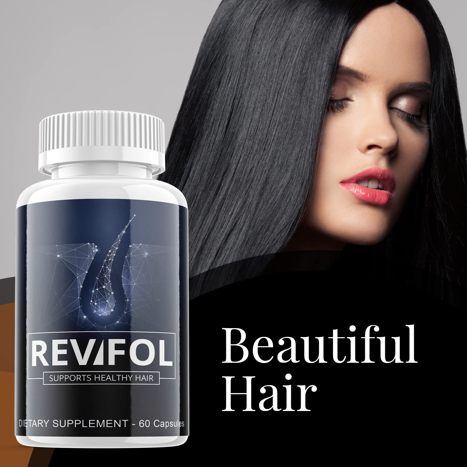 Revifol Suplemento para el crecimiento del cabello para la pérdida del cabello (1 paquete)