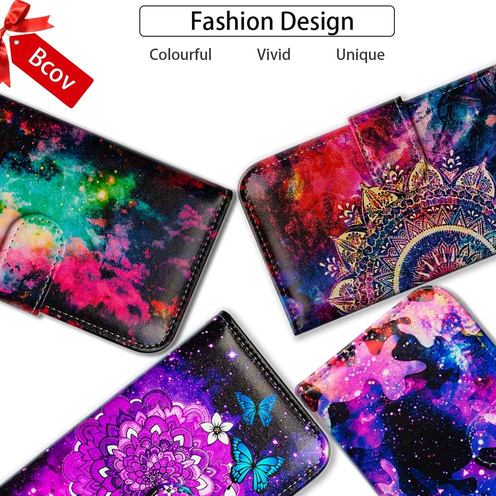 Bcov Funda para iPhone 15 Pro Max, funda de piel con tapa y soporte para tarjeta y soporte para iPhone 15 Pro Max