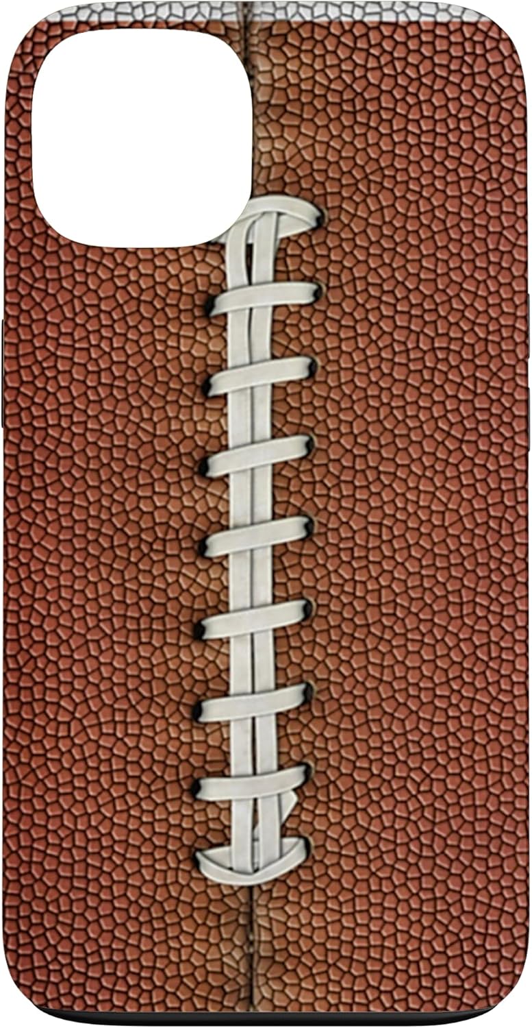 Funda para iPhone 13 Football-Leather-Sewing PC