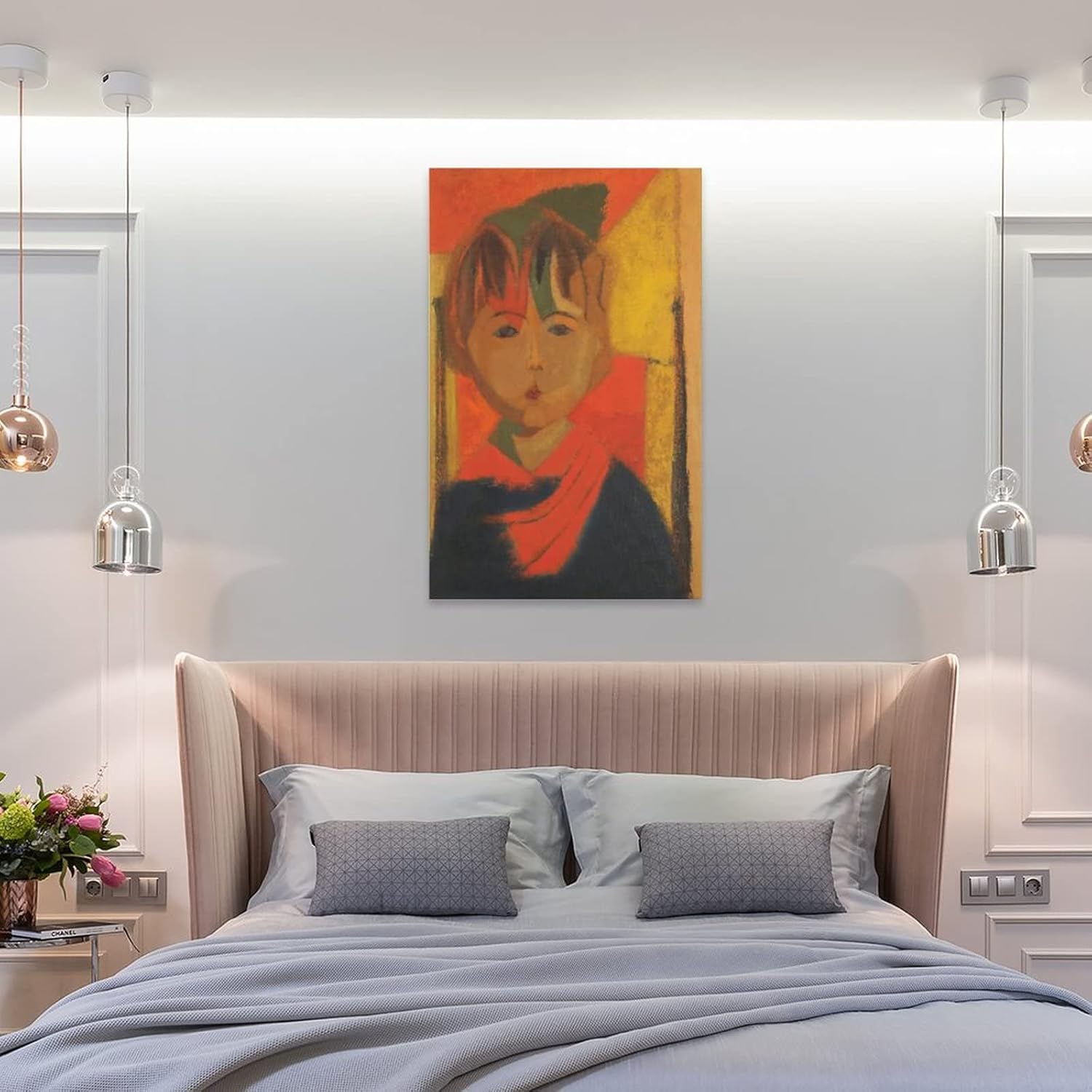 LEIZHAN Julio Rosa Del Valle Carmencita – Lienzo grande impreso con pinturas famosas para oficina, hogar, pared, arte de pared, pósteres de lienzo,