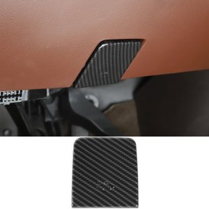 Manija de liberación de capó Silverado, accesorios interiores de fibra de carbono para Chevrolet Silverado GMC Sierra 2014-2018 para Chevy Colorado Manija de liberación de capó Silverado, accesorios interiores de fibra de carbono para Chevrolet Silverado GMC Sierra 2014-2018 para Chevy Colorado