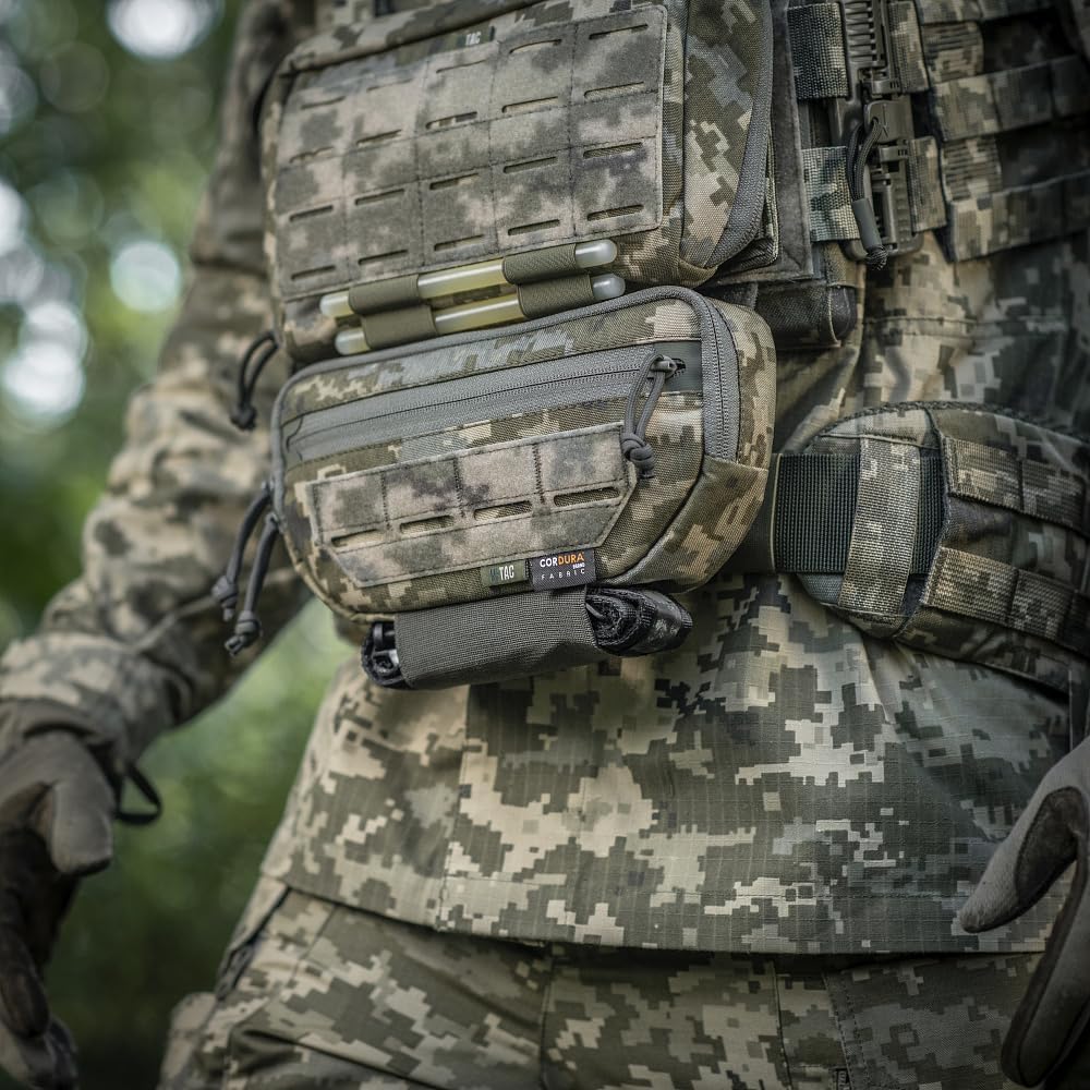M-Tac Elite Dangler Pouch Gen2  Bolsa táctica desplegable con transporte de gancho y bucle, bolsa de herramientas de volcado kit de transporte bolsa