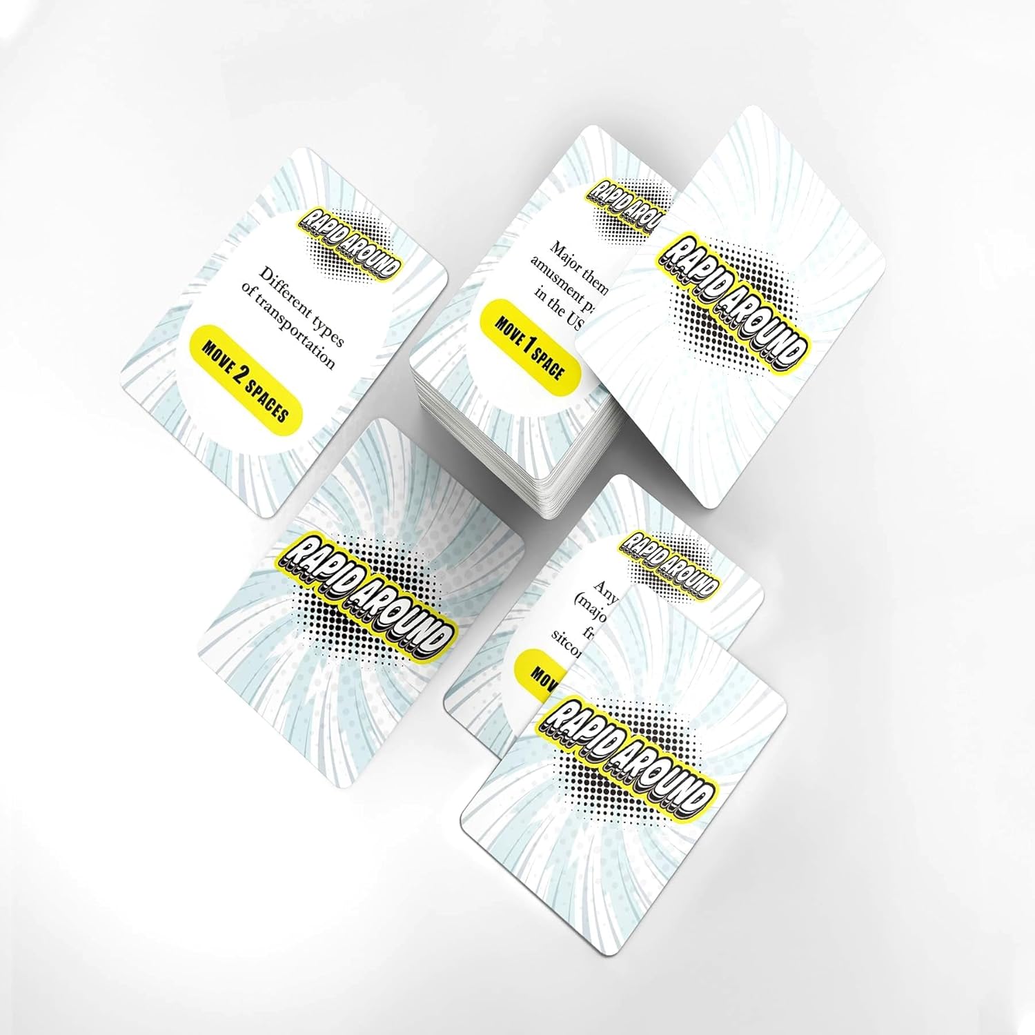 Rapid Around Family Edition – Juegos de mesa para mayores de 14 años, juegos de fiesta para adultos y adolescentes, divertido juego familiar