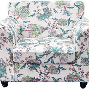 CRFATOP Fundas para sillas suaves de 2 piezas para perros, fundas elásticas para sillón de 1 plaza, fundas de muebles de sofá lavables con 1 funda CRFATOP Fundas para sillas suaves de 2 piezas para perros, fundas elásticas para sillón de 1 plaza, fundas de muebles de sofá lavables con 1 funda