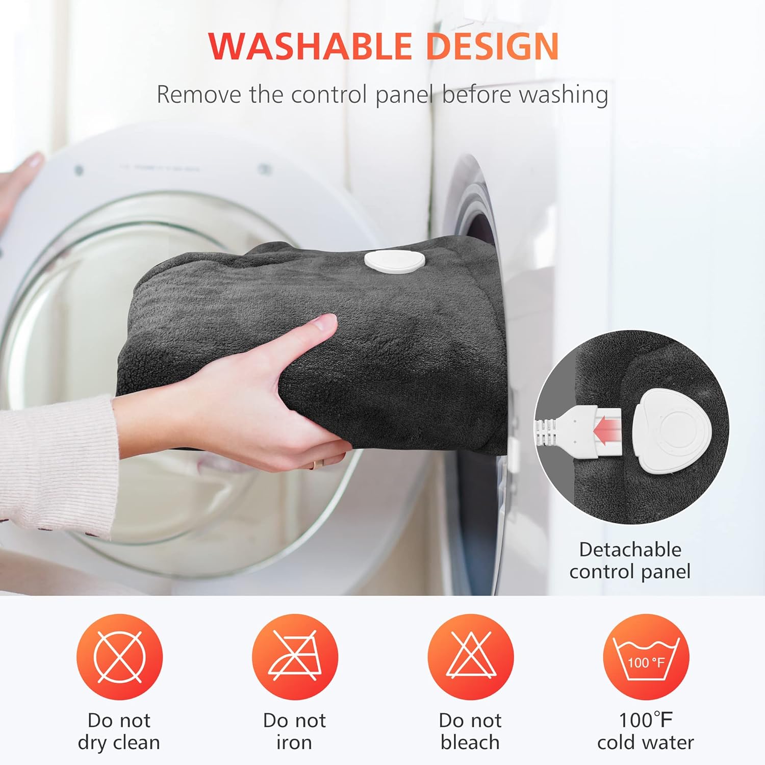COMFIER Almohadilla térmica grande para aliviar el dolor de espalda, regalos para él, almohadilla térmica para cuello y hombros, almohadillas