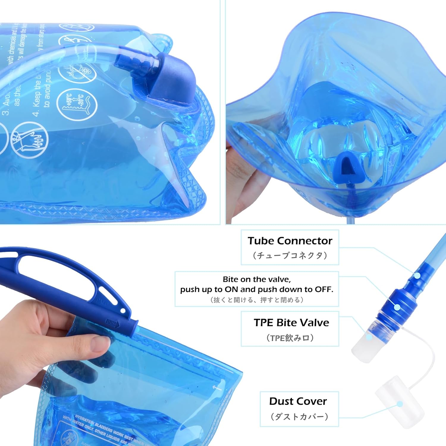 TRIWONDER – Mochila de hidratación para senderismo, bolsa de agua, chaleco para correr, para uso al aire libre, ciclismo, festivales, raves,