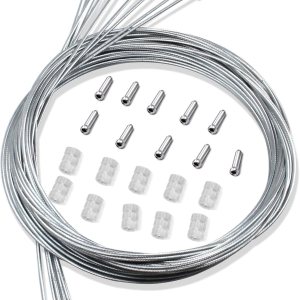 Ciomszan 10 cables de freno de bicicleta, cables de cambio de desviador de bicicleta, líneas de freno delantero y trasero, juego de cables de cambio Ciomszan 10 cables de freno de bicicleta, cables de cambio de desviador de bicicleta, líneas de freno delantero y trasero, juego de cables de cambio