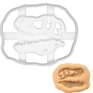 T-Rex Skull Fossil cortador de galletas, 1 pieza – Bakerlogy T-Rex Skull Fossil cortador de galletas, 1 pieza – Bakerlogy