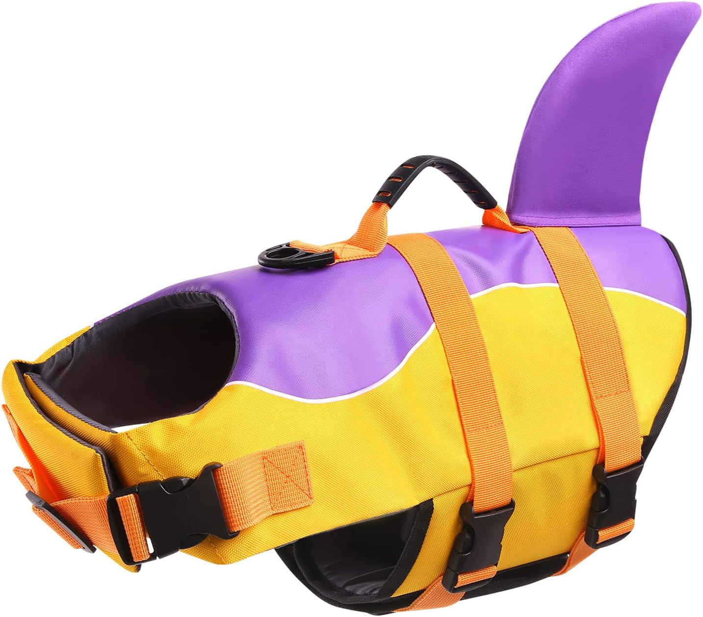 ASENKU Chaleco salvavidas para perros y mascotas, chaleco salvavidas de seguridad para nadar en barco, chalecos salvavidas para perros y tiburones,