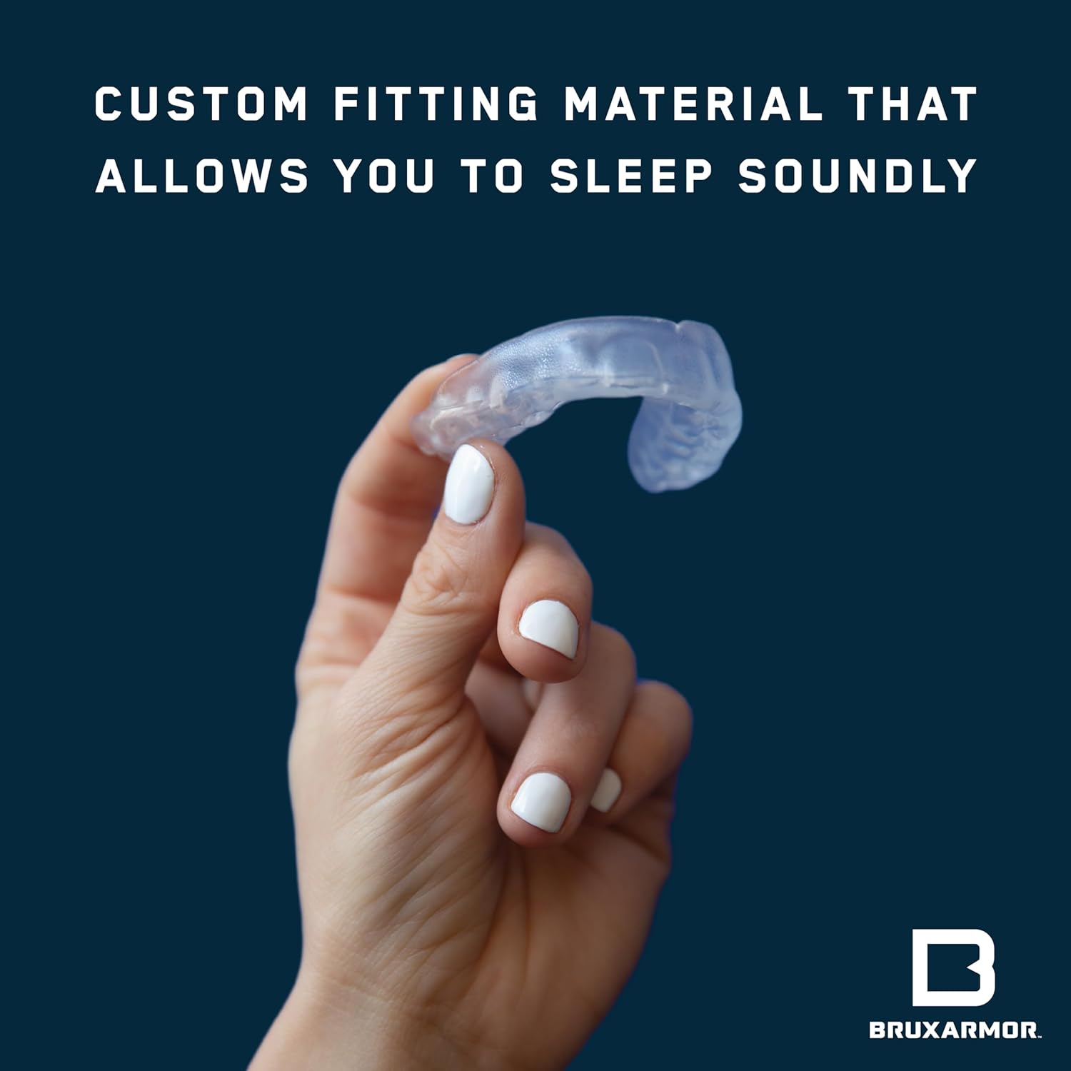 BruxArmor – Protector bucal Bruxism para alivio del bruxismo y alivio de molienda, protector nocturno Brux profesional de ajuste personalizado,