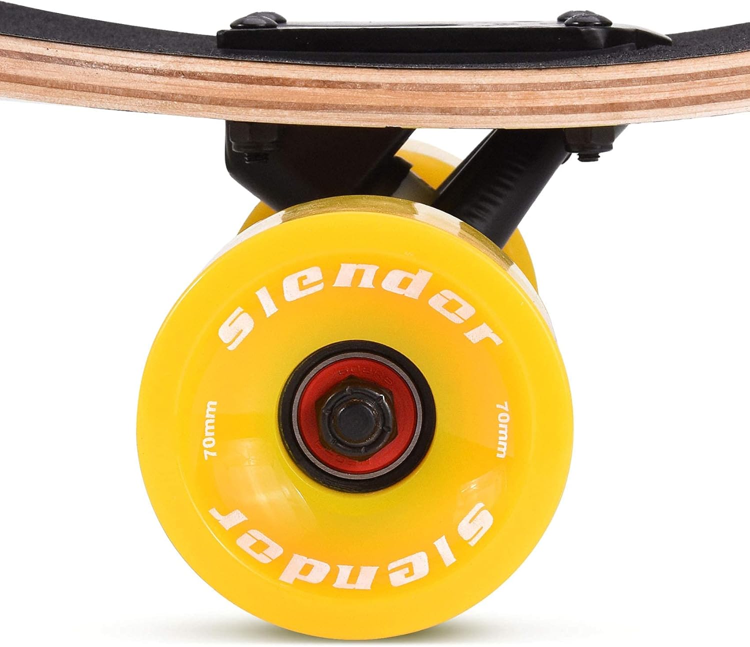 Slendor – patineta longboard de madera de arce (42.0in), para freestyle, curvatura cóncava