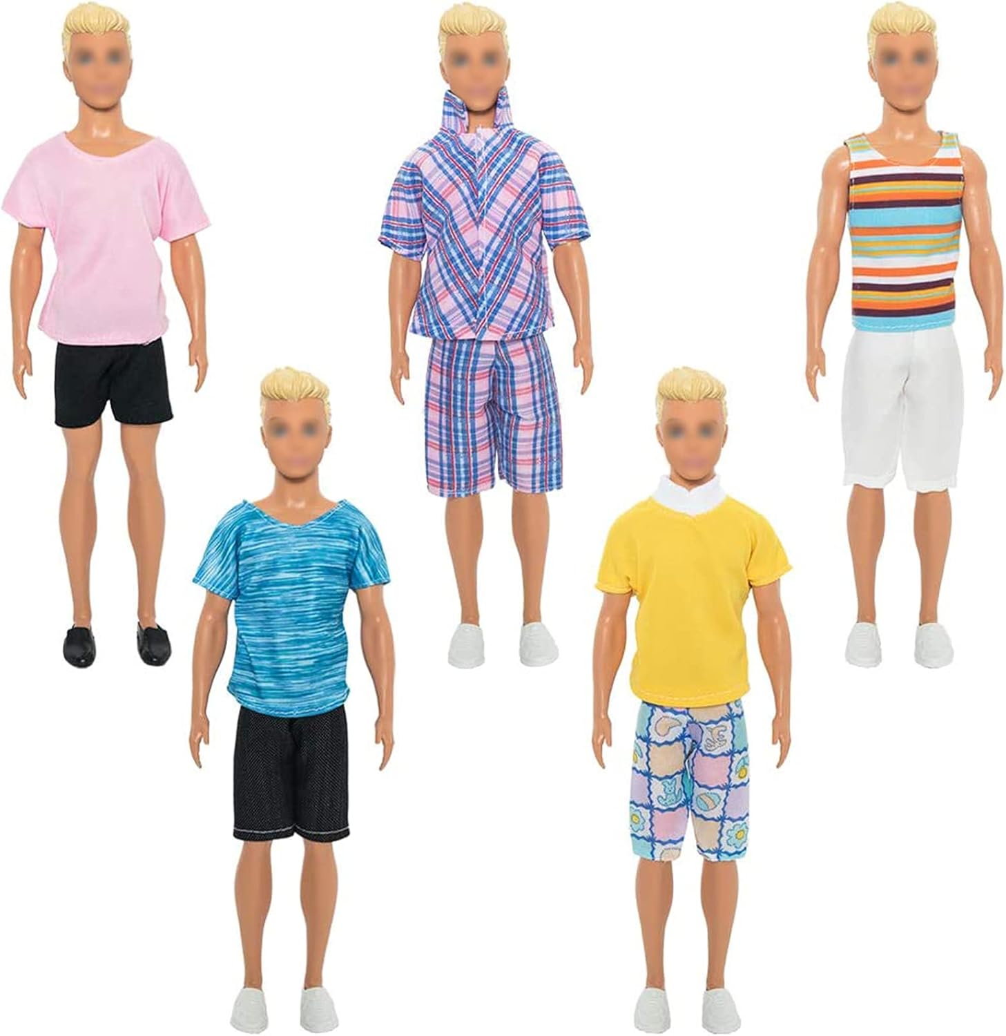 SOTOGO 41 piezas de ropa de muñeca y accesorios para muñeca de 12 pulgadas, incluye ropa de muñecaropa casualtrajes de carrerachaqueta, pantalones,