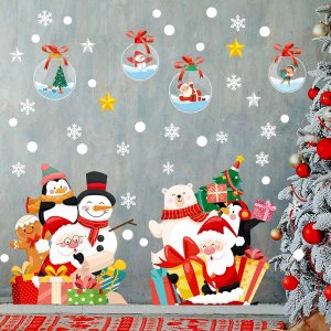 GGBOY Calcomanías de pared de Navidad, calcomanías de pared de Navidad extraíbles, calcomanías de pared de Navidad, calcomanías de pared de Navidad, GGBOY Calcomanías de pared de Navidad, calcomanías de pared de Navidad extraíbles, calcomanías de pared de Navidad, calcomanías de pared de Navidad,