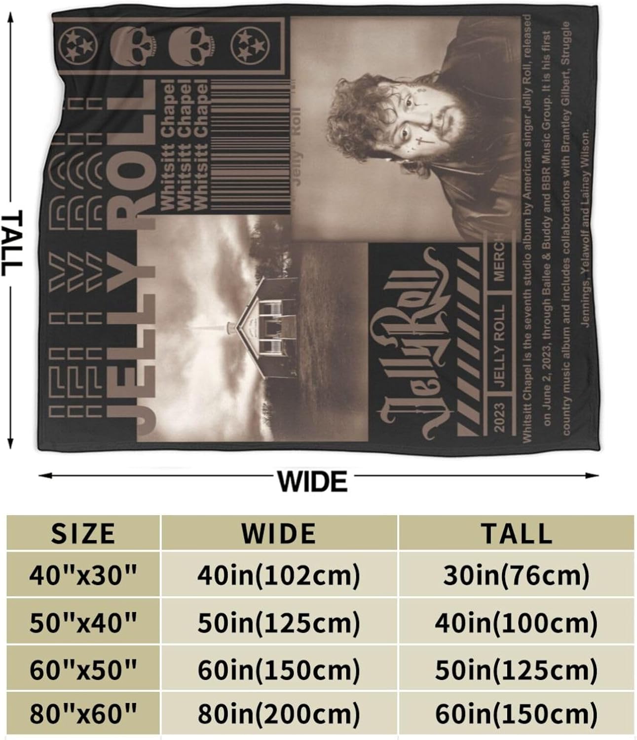 FREEMASONS Jelly Whitsitt – Manta de franela con capilla enrollable para cama, sofá, divertida manta de aire acondicionado cálido para todas las