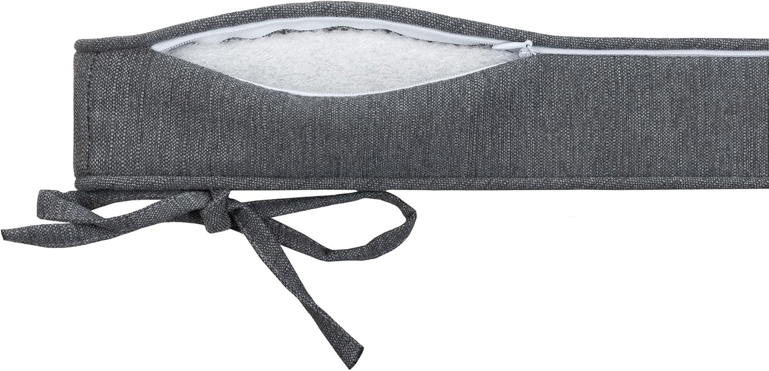 Cojín de asiento de esquina cuadrada, 18 x 18 x 2.5 pulgadas, paquete de 2, impermeable, para interiores y exteriores, resistente a la intemperie,