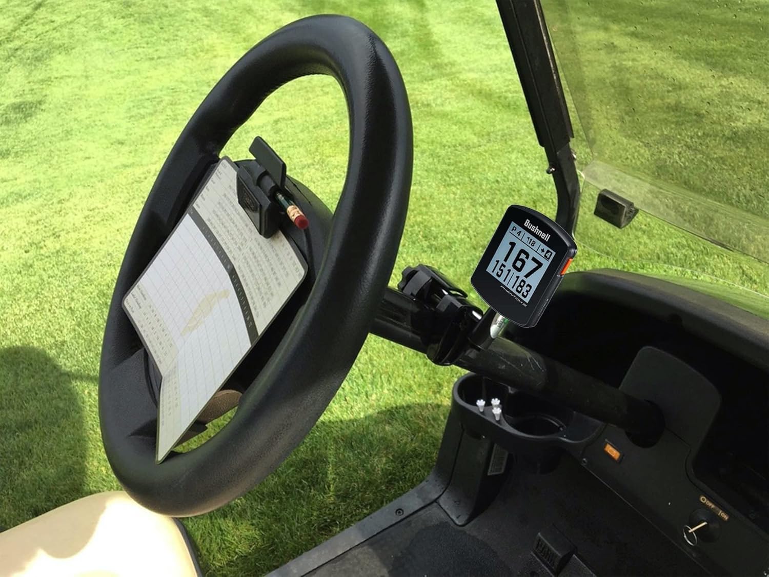 Caddie Buddy Soporte de carrito de golf para Bushnell Phantom 2