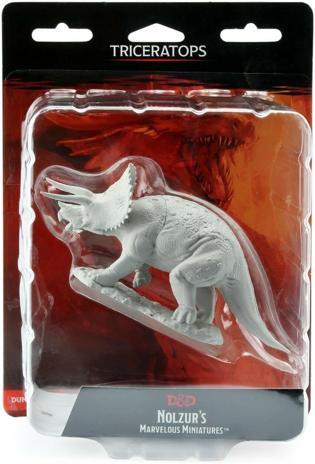 NECA D&D Nolzurs Marvelous Unpainted Miniatures Wave 7 Triceratops