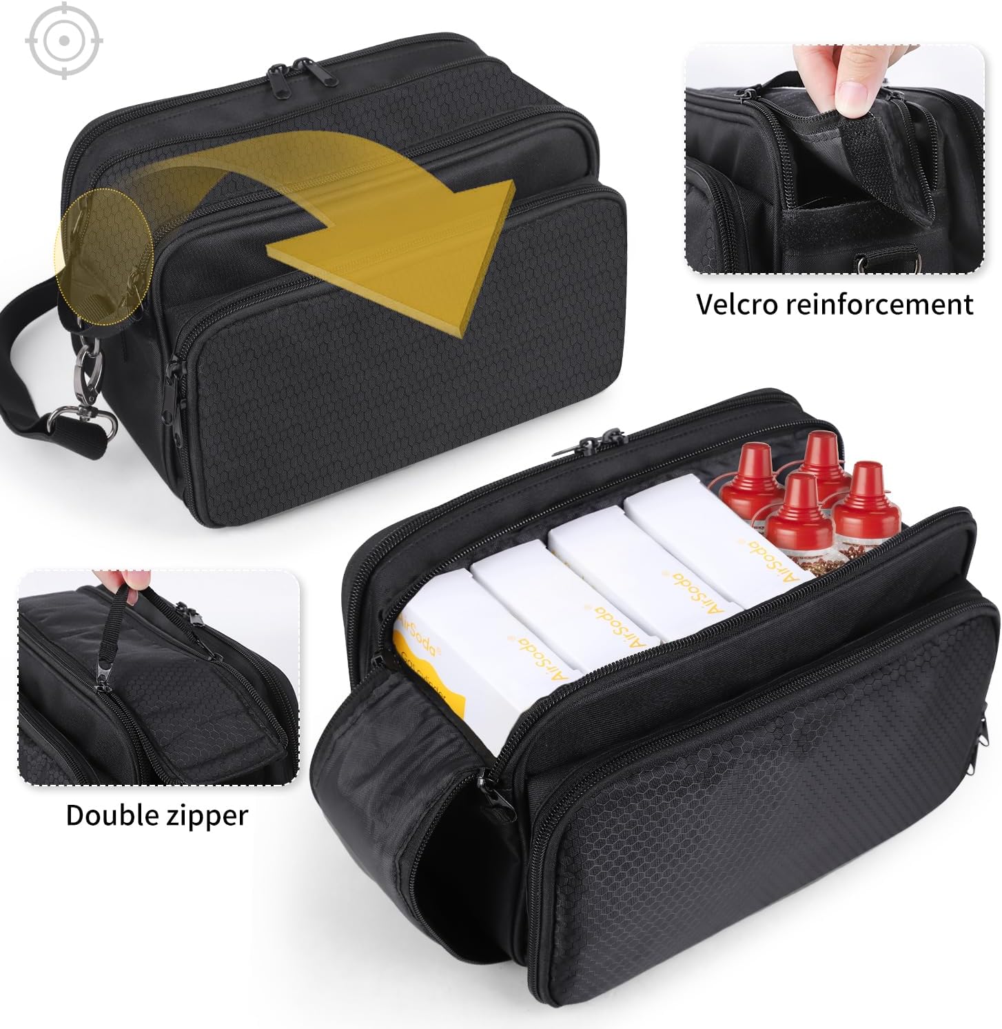 Estuche de almacenamiento de cartuchos de CO2 compatible con Crosman, Umarexss, funda de pistola de aire, perfecta para pistolas de aire, cartuchos