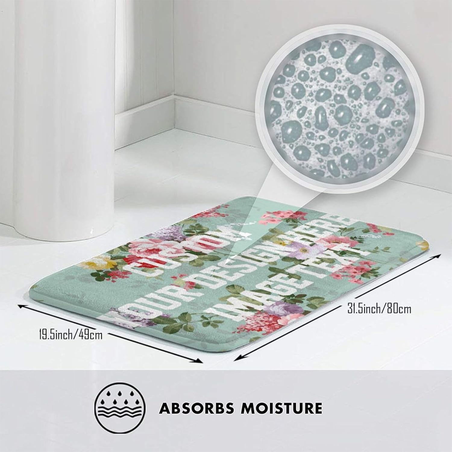 Tapete de bienvenida personalizado, tapete de bienvenida con logotipo, foto, texto, alfombra para interiores y exteriores, decoración para el hogar,