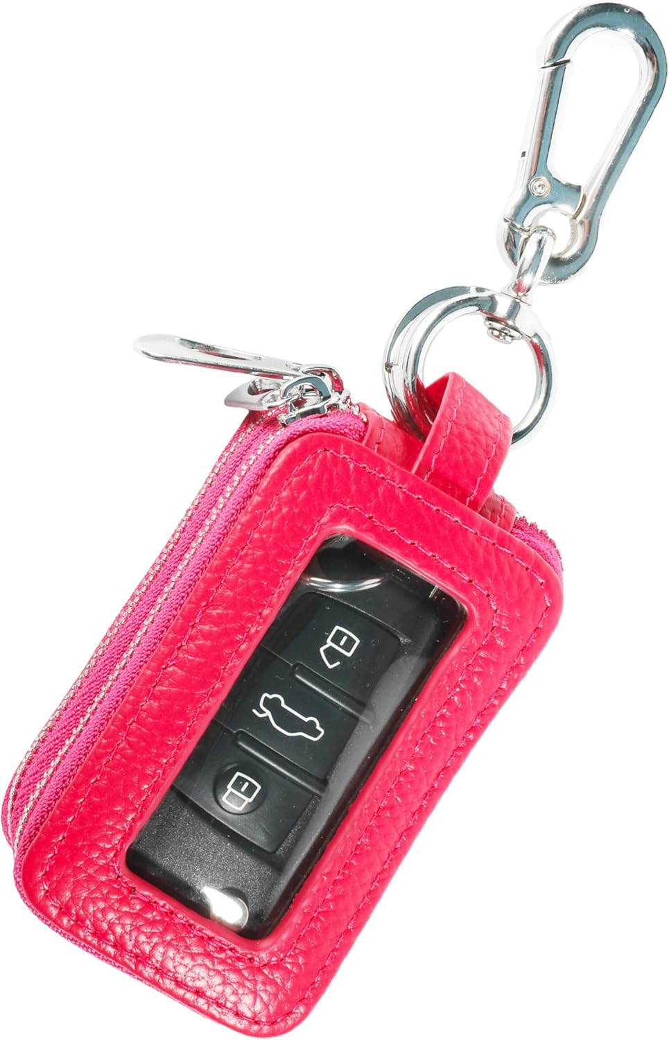 Funda para llavero, soporte de cuero para llavero, funda para llave inteligente, funda de llavero para control remoto, accesorios de automóvil,