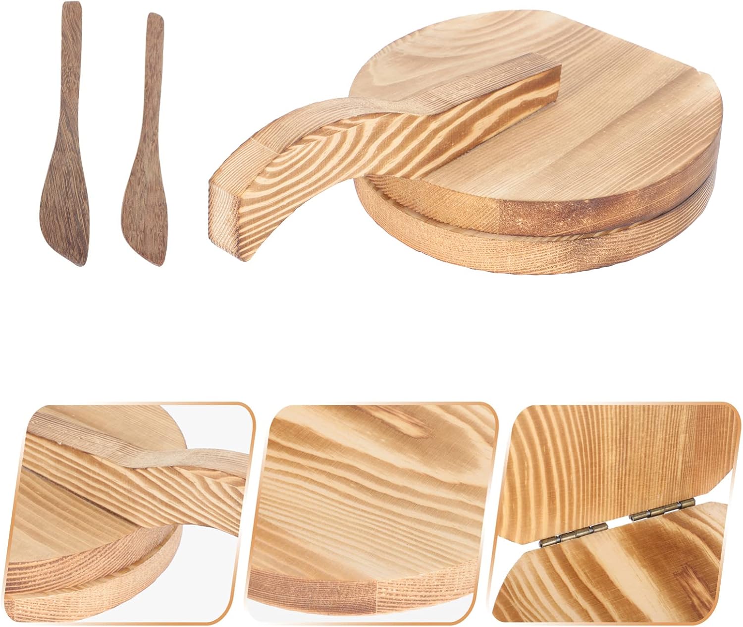 Fabricante de prensa de crepé Máquina de tortilla de madera para hacer albóndigas Máquina para hacer tortillas Herramienta de prensa de masa de