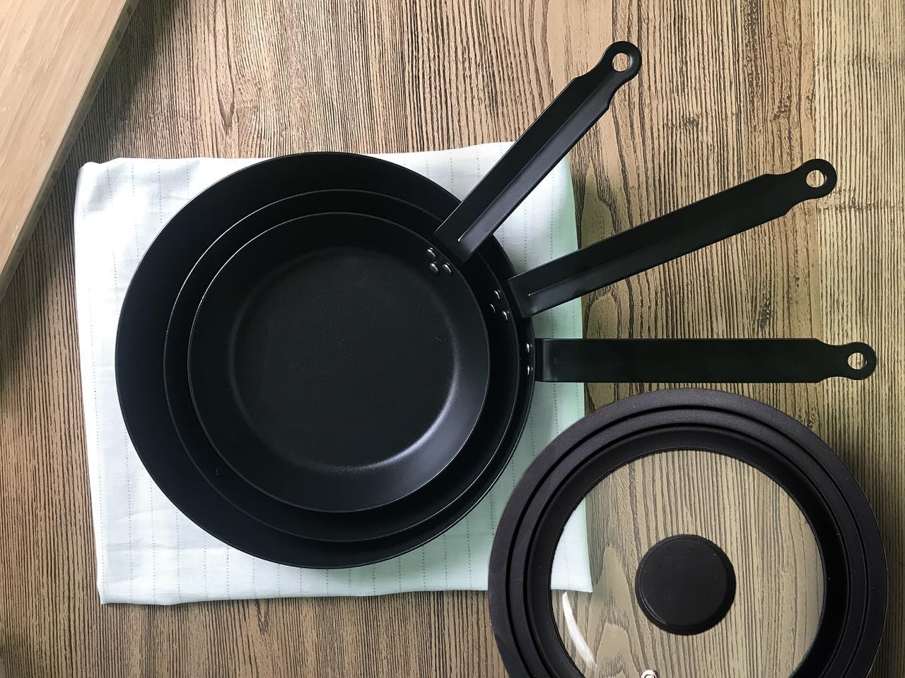 Savagrow Tapa universal de 9 pulgadas para ollas de repuesto para sartenes de vidrio templado y tapa de sartén para ollas de 9 pulgadas, accesorio