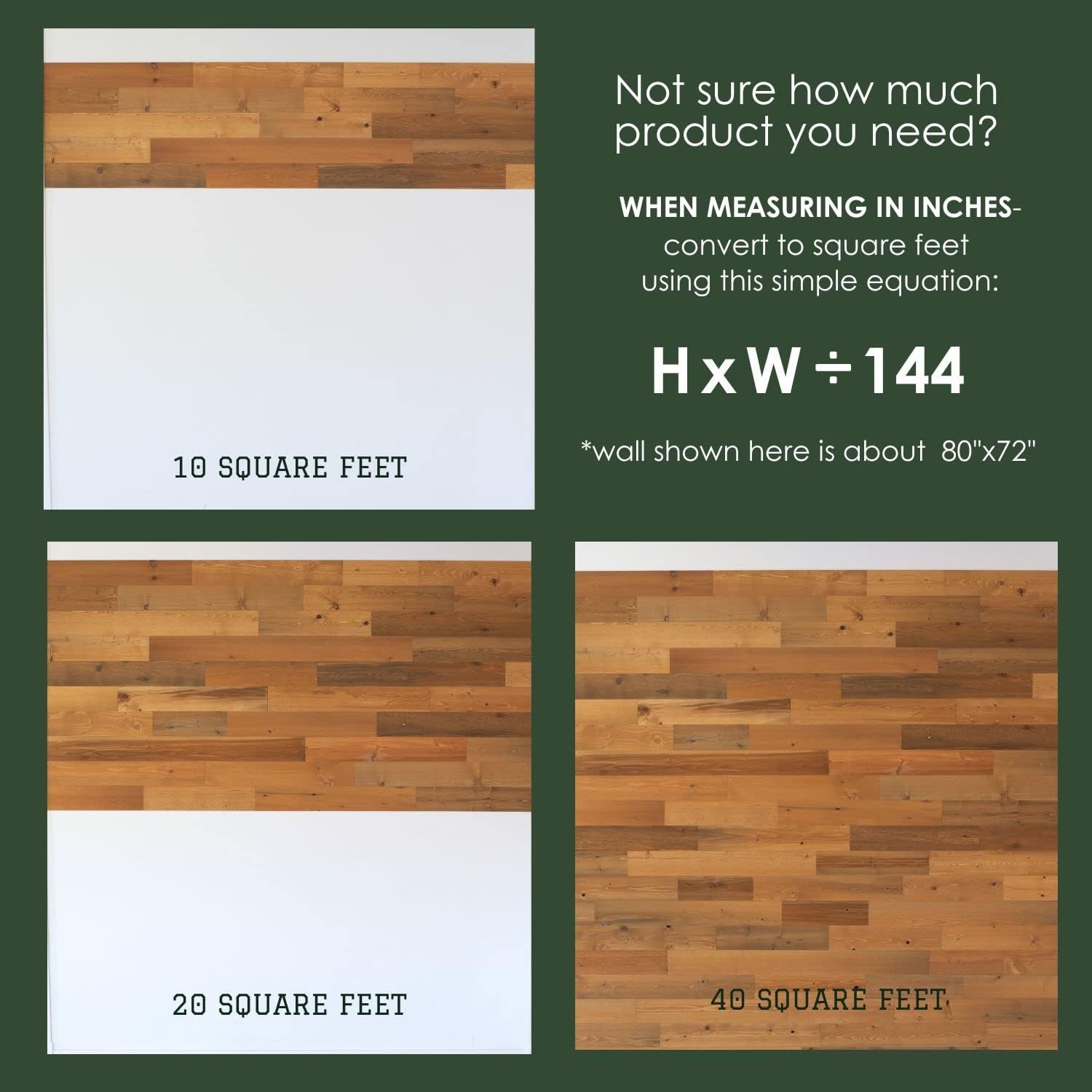 Timberchic Tablas de madera de río reciclada para pared, aplicación fácil, solo pelar y pegar.