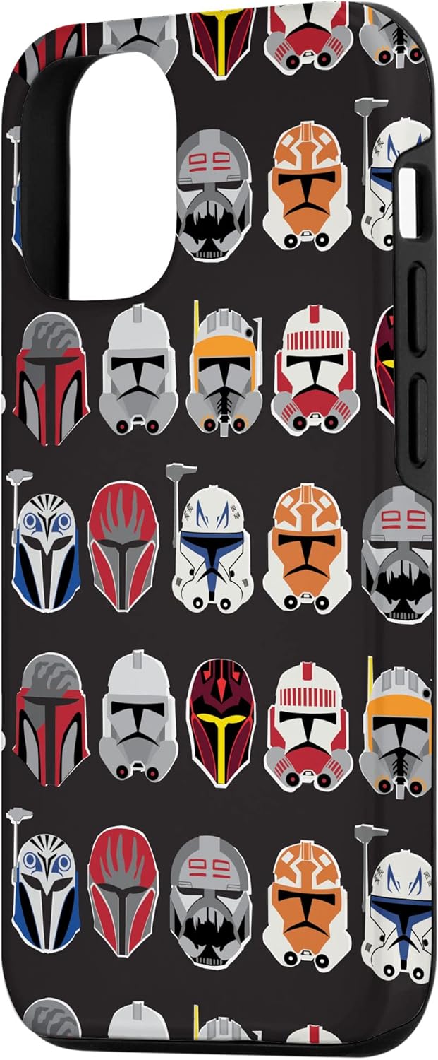 Funda con diseño de casco de soldado de Star Wars The Clone Wars para iPhone 13