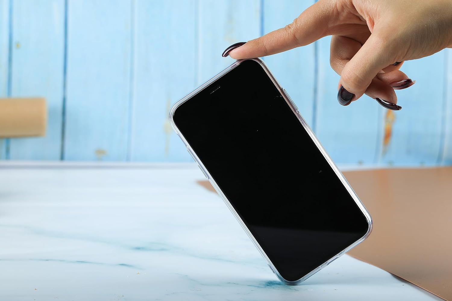 Finest – Funda para iPhone 14 Pro Max con imán fuerte, anti amarilleo, protección de grado militar, transparente, delgada, a prueba de golpes,