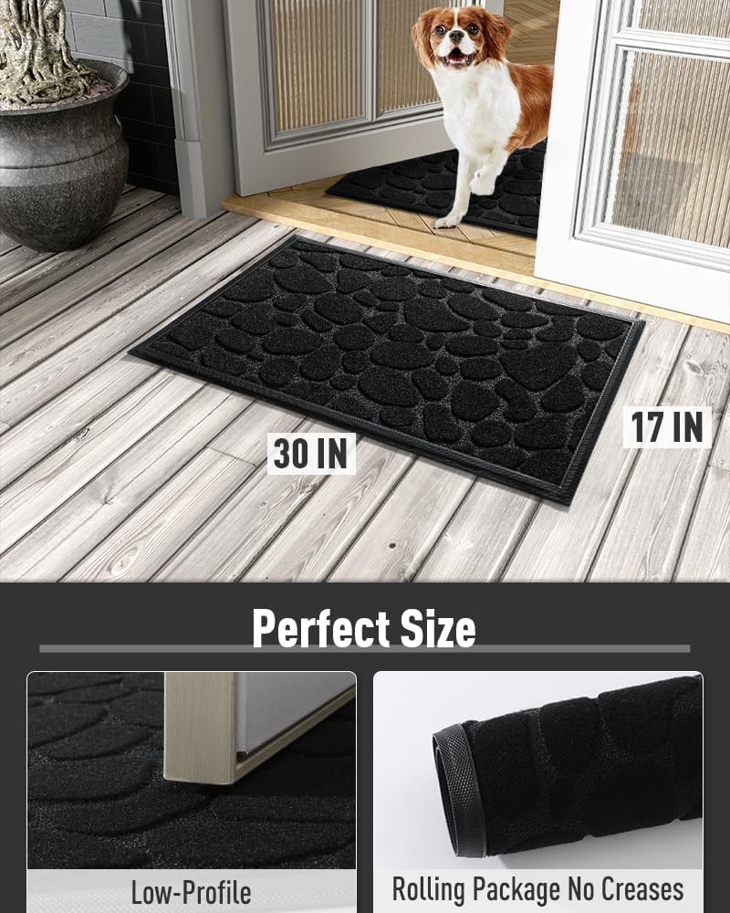 Tapete para puerta de entrada interior y exterior, tapete de bienvenida para puerta delantera, tapete para puerta interior y exterior, tapete para