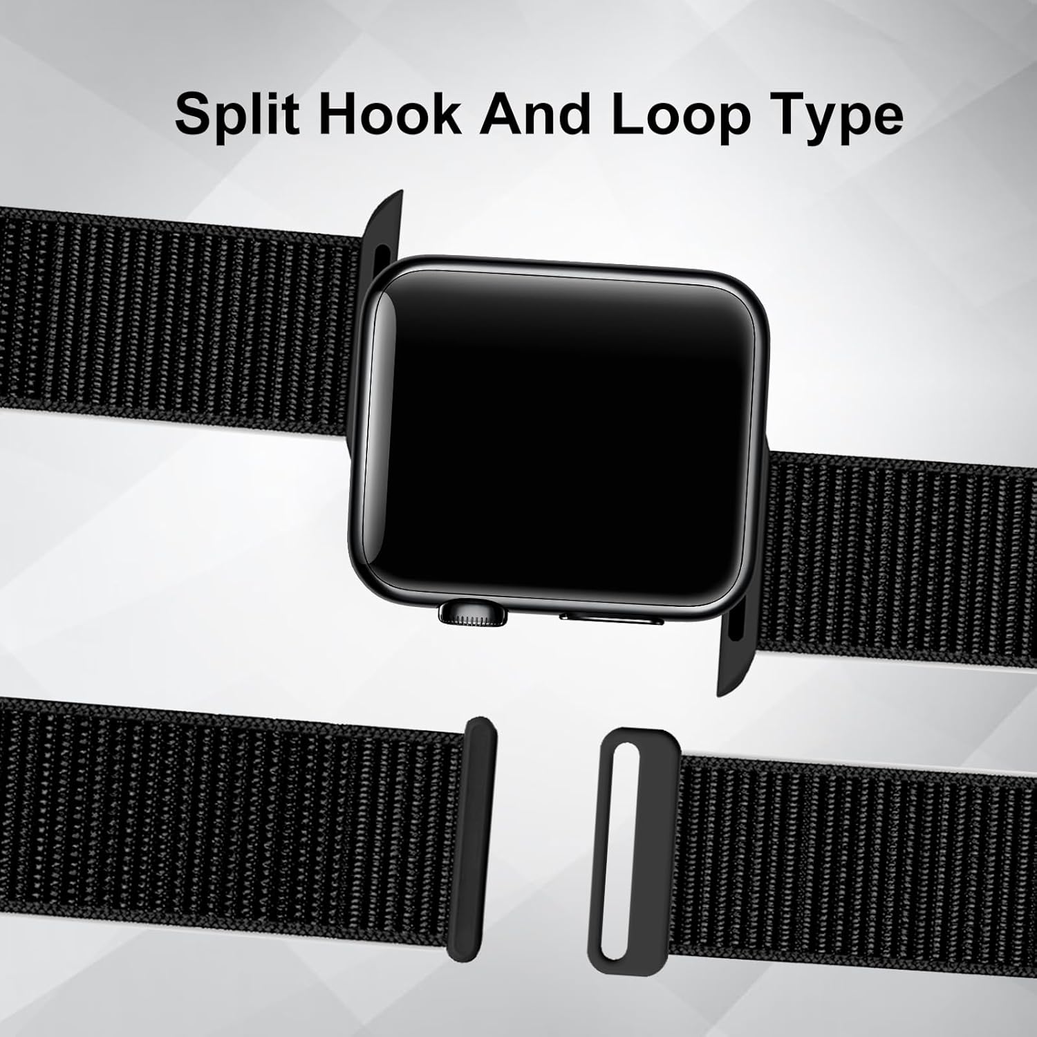 Correa de nailon compatible con Apple Watch Band para iWatch SE Ultra Series 8 7 6 5 4 3 2 1, correa de tobillo transpirable para 1.929 in 1.772 in