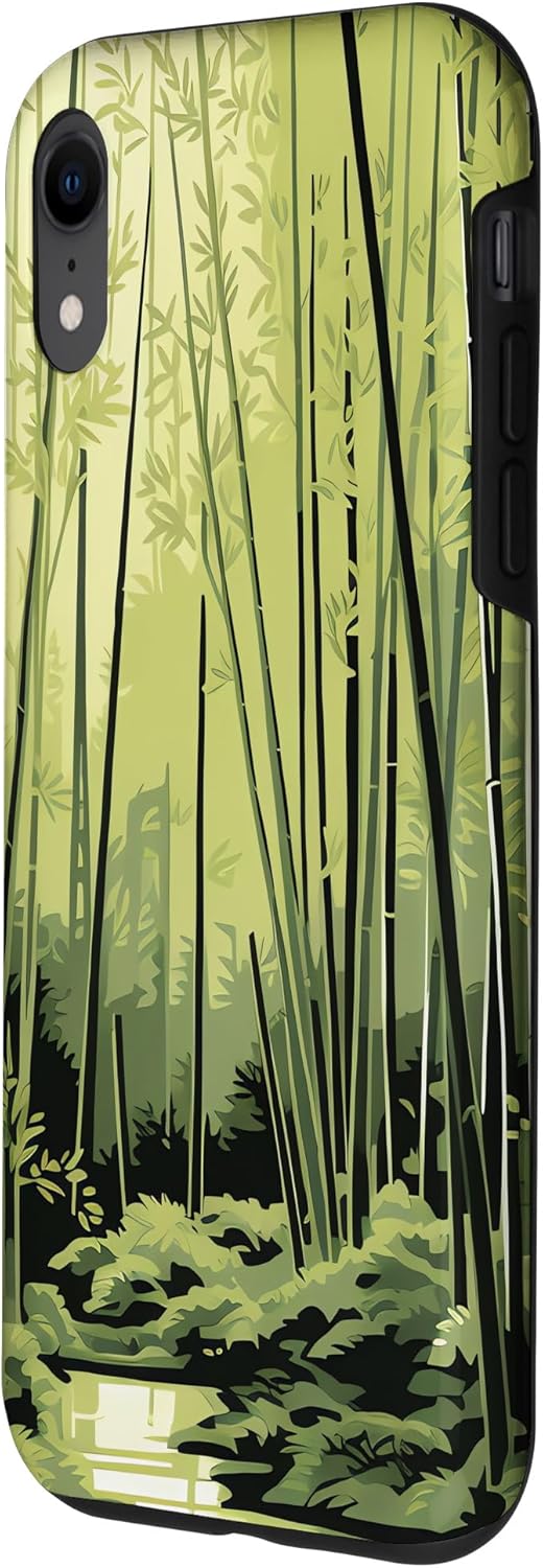 iPhone XR Bamboo Radiance Nature’s Brilliance in Chromatic Hues Case