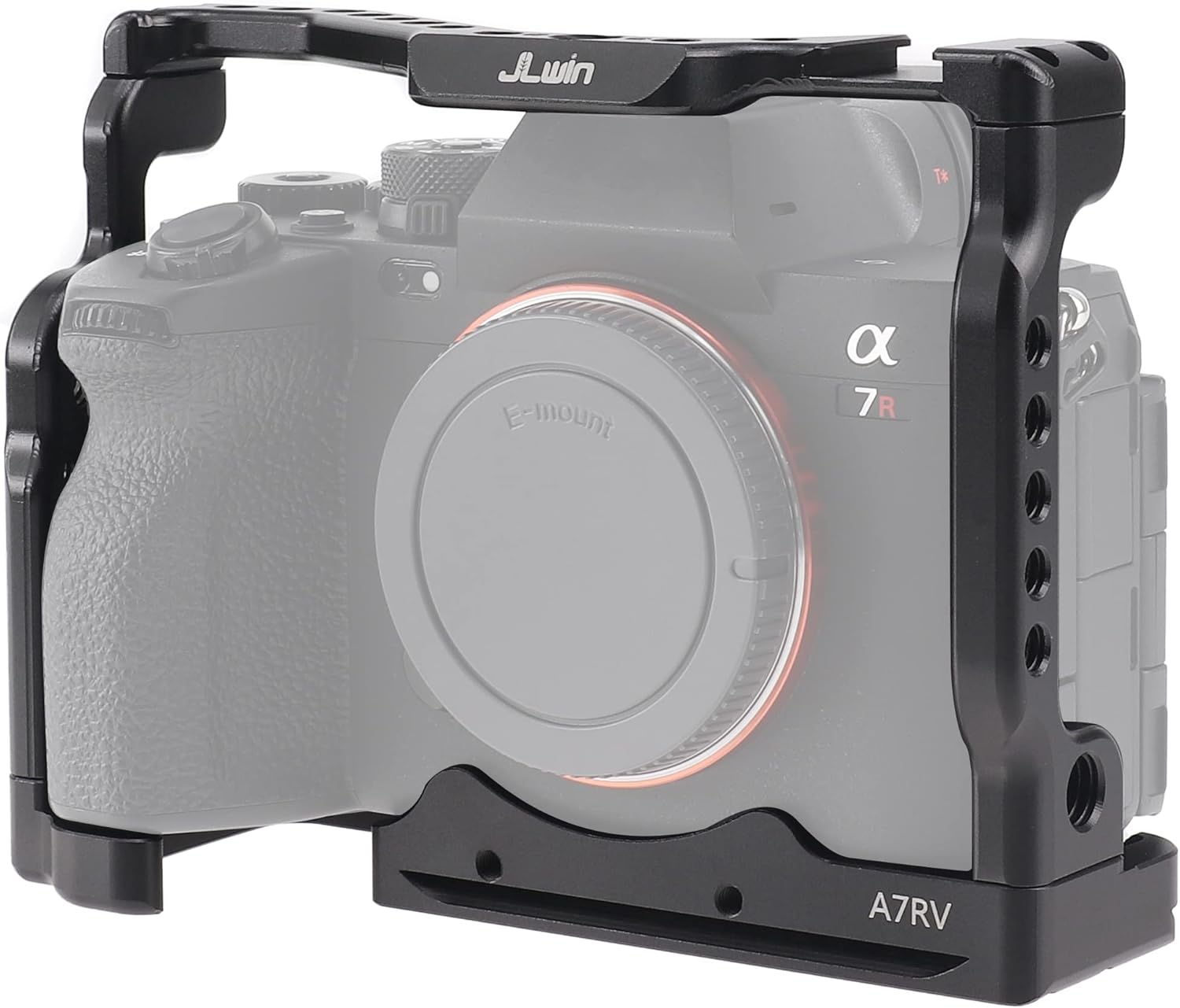 Fotga Jaula para cámara + asa superior para Sony A7RV A7RM5 sin espejo DSLR cámara haciendo videocámara compatible con Arca Swiss Clamp