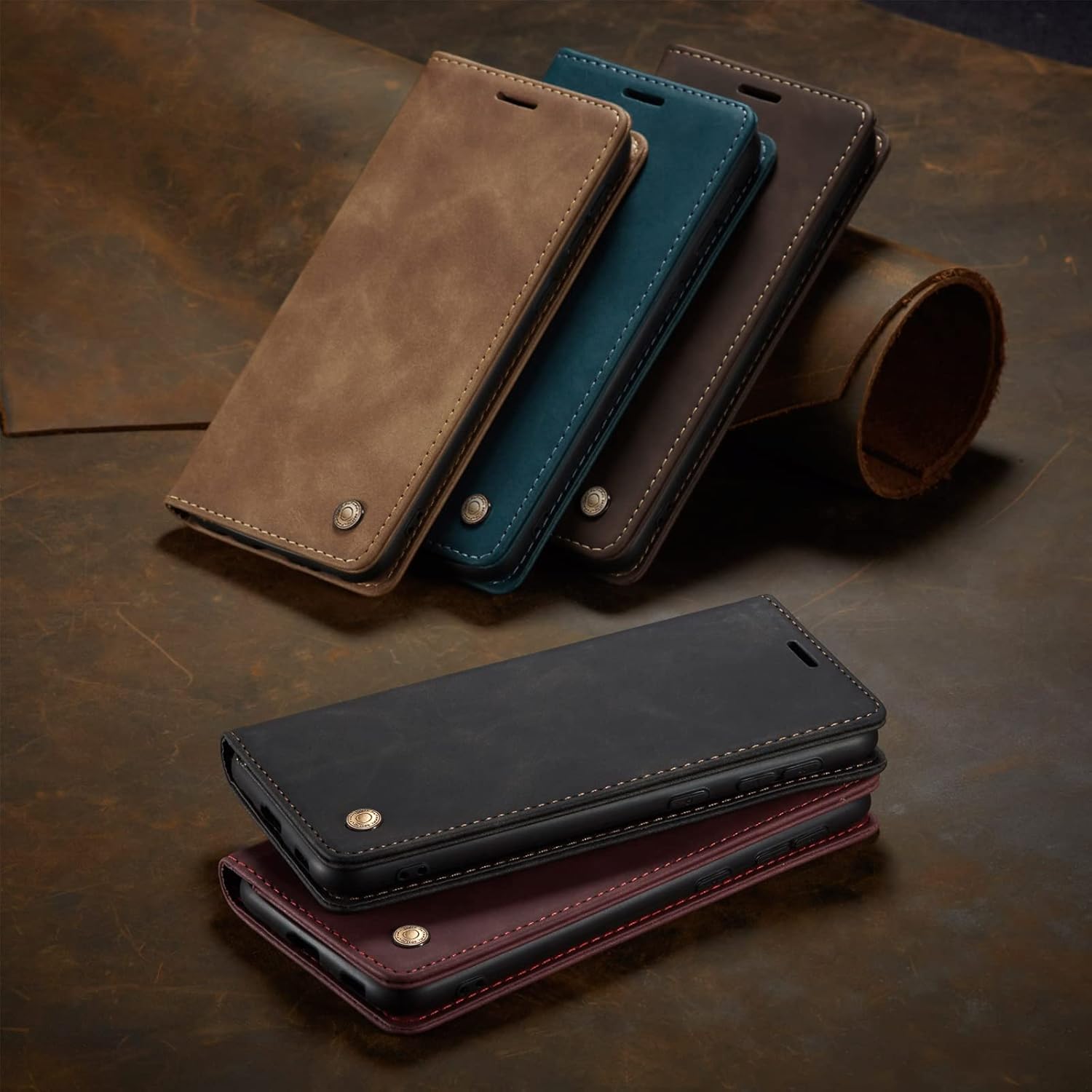 QLTYPRI Funda Para Samsung Galaxy S10e, Vintage PU Cuero Billetera Caso Ranura Para Tarjeta Kickstand Cierre Magnético A Prueba De Golpes Flip Folio