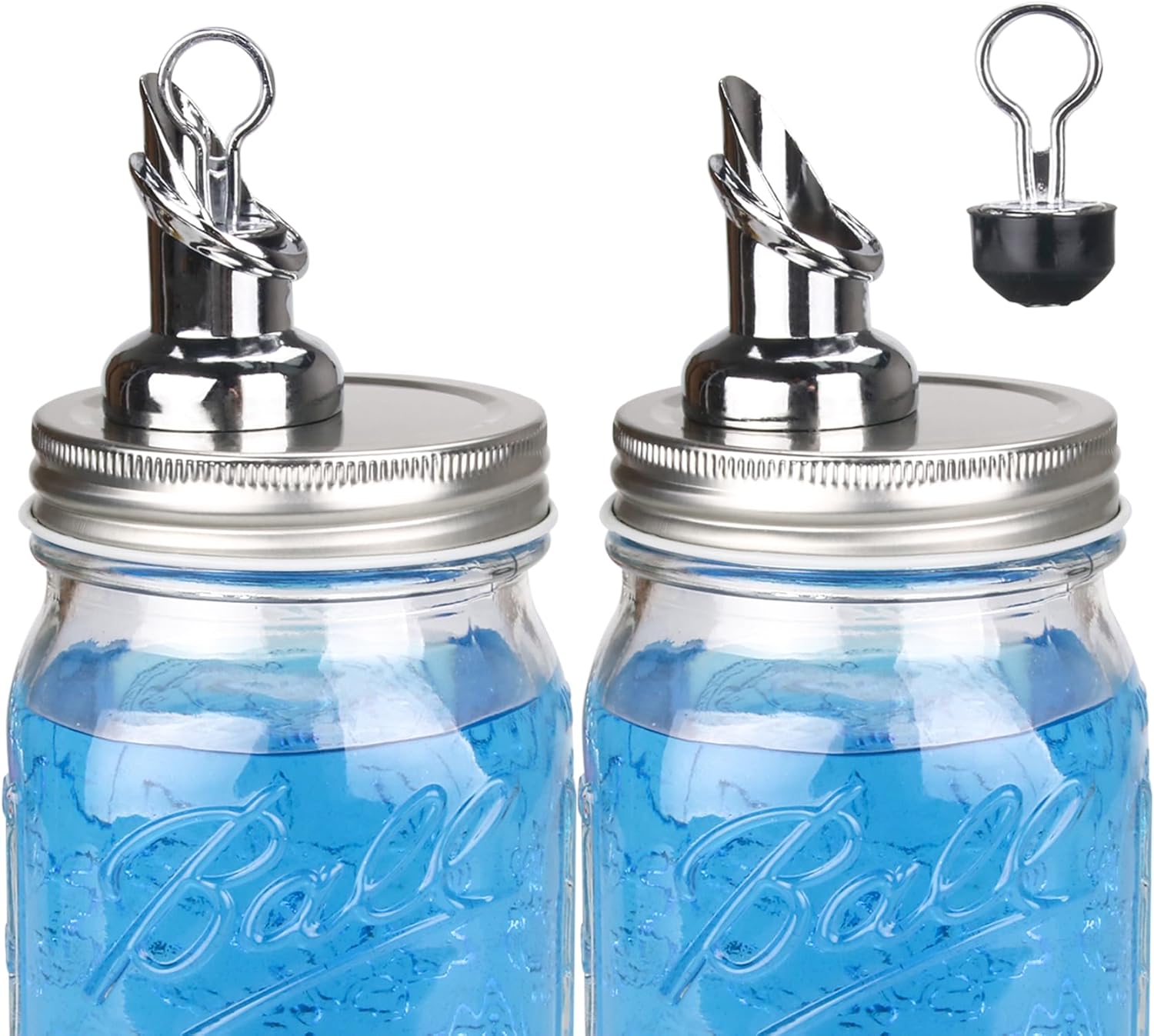 Mason Jar Pour Spouts. flujo libre Mason Jar verter Spouts, tarro de albañil para boquilla tamaño de boca regular tapa de germinación dispensador de