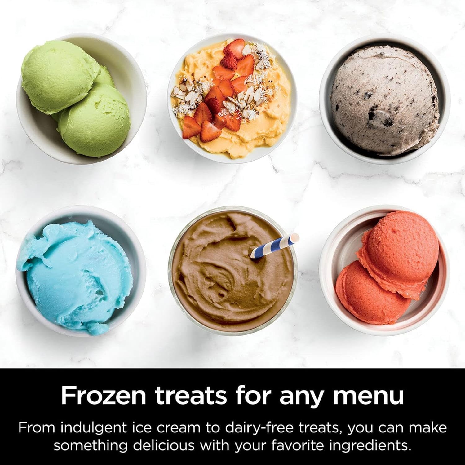 246 pintas Creami Deluxe para hacer helados Ninja, pintas de helado de 16 onzas con tapas sin BPA, aptas para lavavajillas, compatibles con la serie