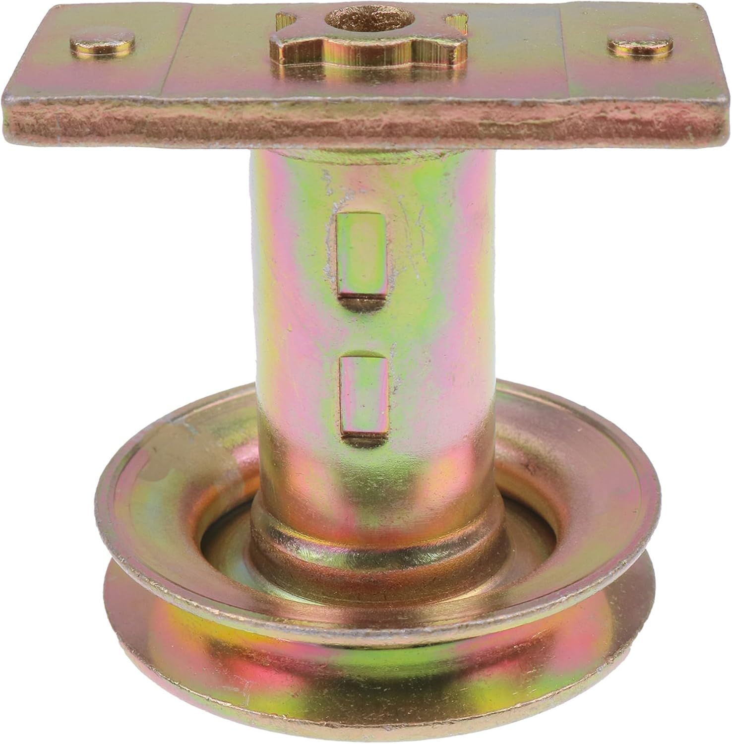 Adaptador de cuchilla para cortacésped con polea 687-02528 compatible con MTD Yard-Man Troy-Bilt TB230 240 260 280, etc