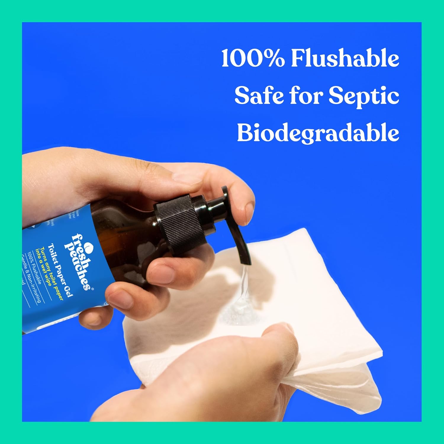 Gel de papel higiénico, alternativa a toallitas húmedas, seguro para séptico, desechable, hipoalergénico, ecológico, spray de papel higiénico, juego