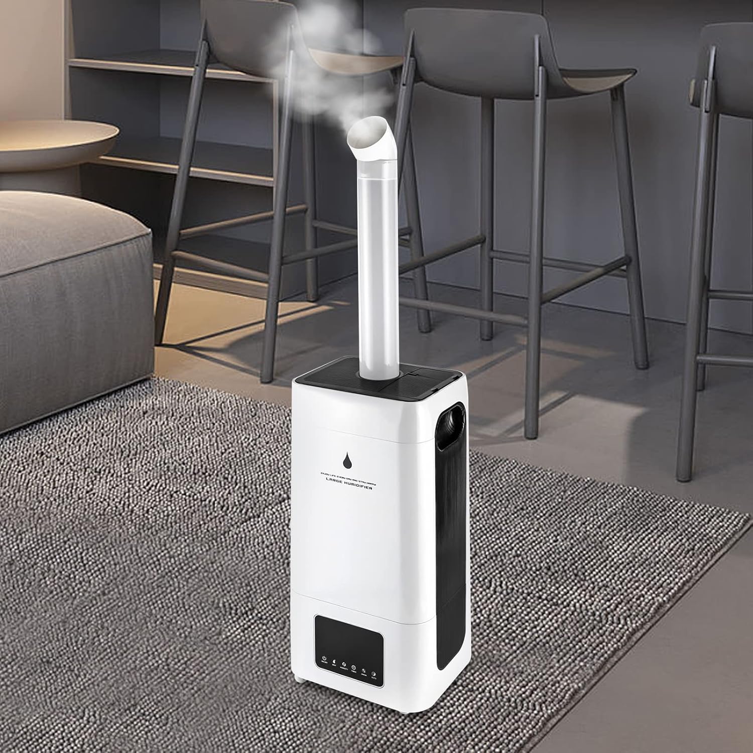 Humidificadores comerciales industriales de 110 V humidificador de toda la casa humidificador de habitación grande 67.6 fl ozh 23.8L6.2 galones