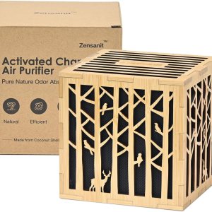 Absorbedor de olores de carbón activado, eliminador de olores naturales para olores fuertes, desodorante de armario de diseño elegante Absorbedor de olores de carbón activado, eliminador de olores naturales para olores fuertes, desodorante de armario de diseño elegante