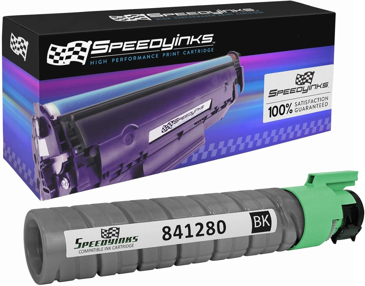 SPEEDYINKS Speedy Inks – Cartucho de tóner compatible con Ricoh 841280 (Negro)