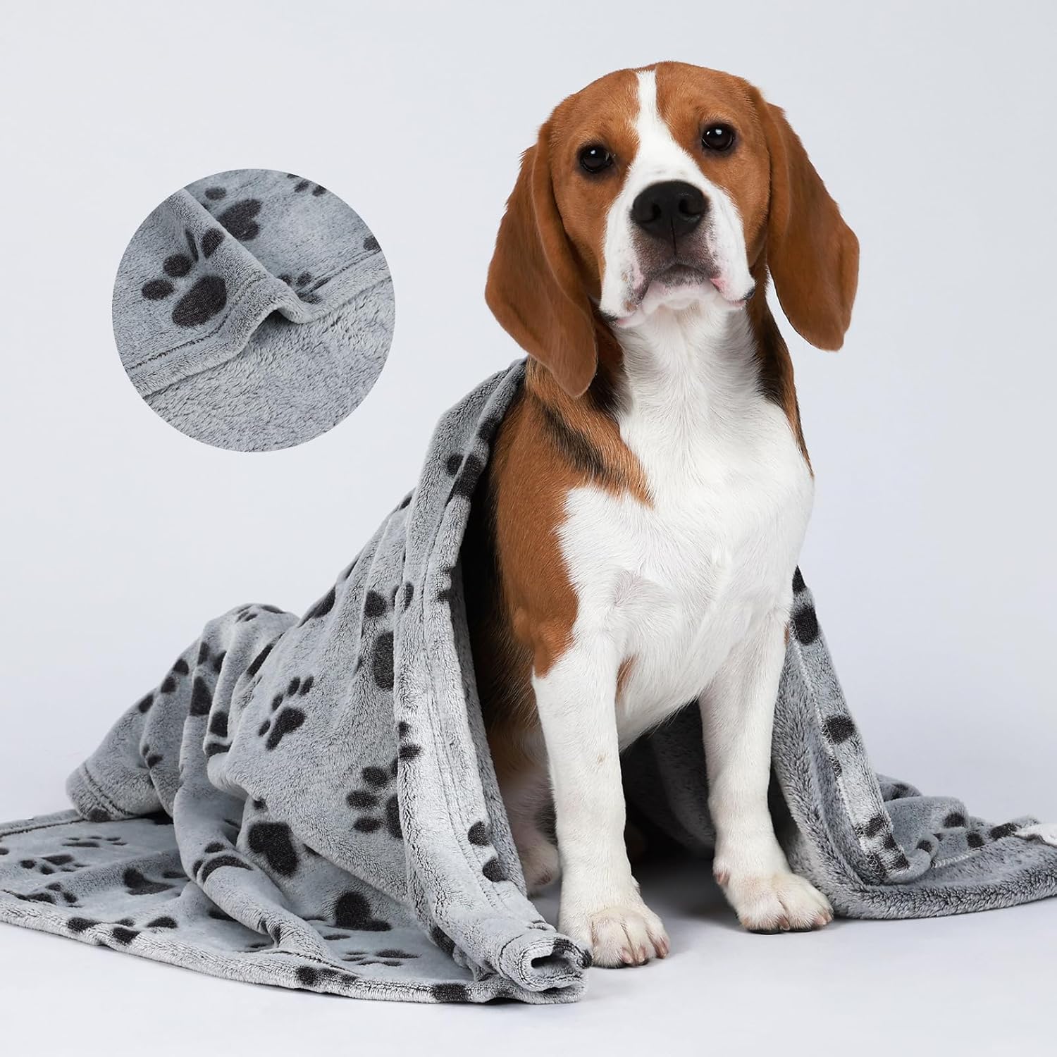 Mantas pequeñas de forro polar para perros, regalo para cachorros, manta calmante esencial para gatos, manta suave para perros medianos (57 x 40
