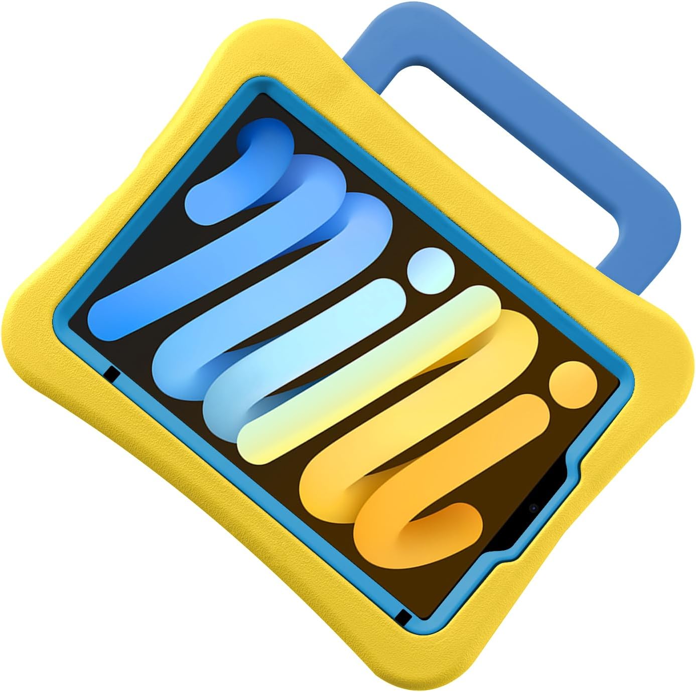 Funda para iPad Mini 6 2021, ligera, resistente, a prueba de golpes, a prueba de caídas con asasoporte, funda protectora para niños para iPad Mini 6