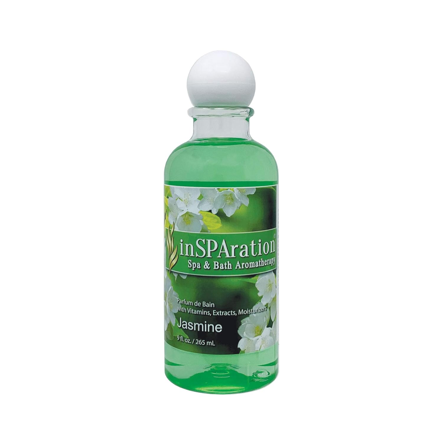 inSPAration Spa and Bath Aromatherapy 119X Spa Liquid, 9 onzas, jazmín, verde