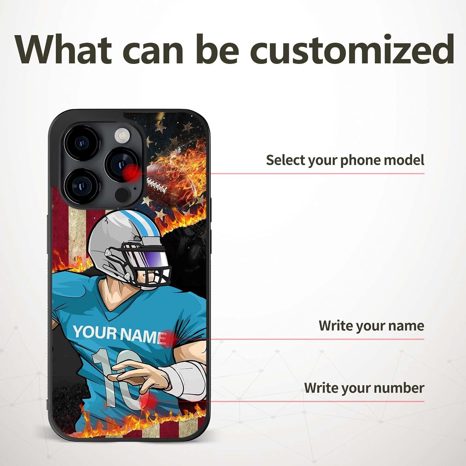 Carcasas de teléfono personalizadas con diseño deportivo para fanáticos iPhone 11, 12, 13, 14 Pro Max Plus Mini X 7 8 SE Samsung Note 7 8 9 10 20
