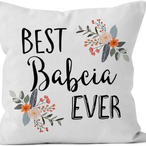 Best Babcia Ever – Funda de almohada decorativa, acuarela bohemia floral Babcia Día de la Madre para sofá, dormitorio, decoración del hogar, 18 x 18 Best Babcia Ever – Funda de almohada decorativa, acuarela bohemia floral Babcia Día de la Madre para sofá, dormitorio, decoración del hogar, 18 x 18